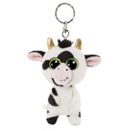 Nici Glubschis Pluchen Sleutelhanger Koe, 9cm