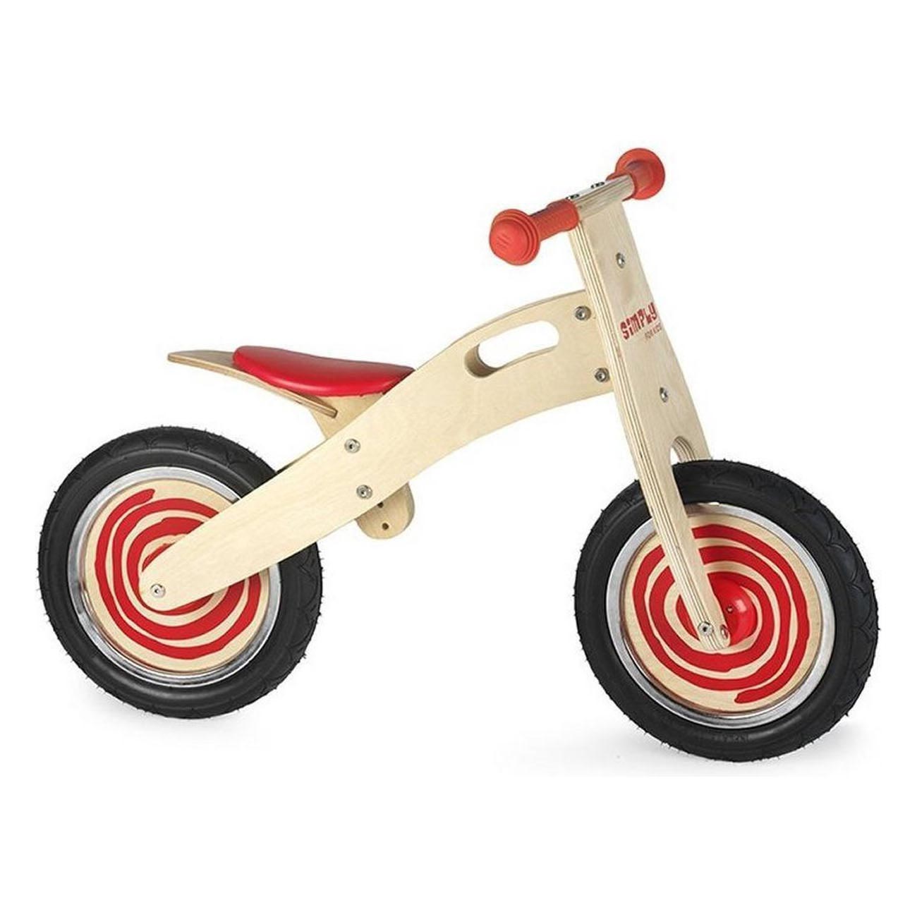 Houten Loopfiets Simply Rood