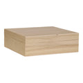 Playwood kist vierkant met losse deksel