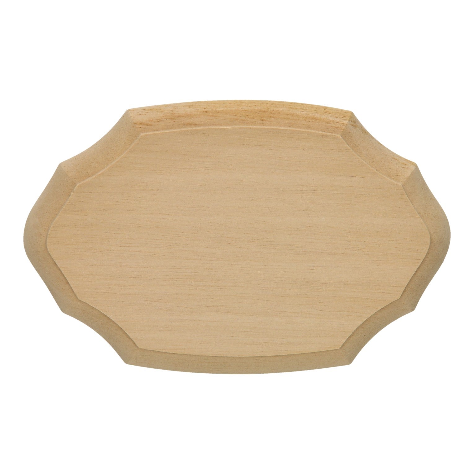 Playwood versier je houten naambordje dik, 17x11cm