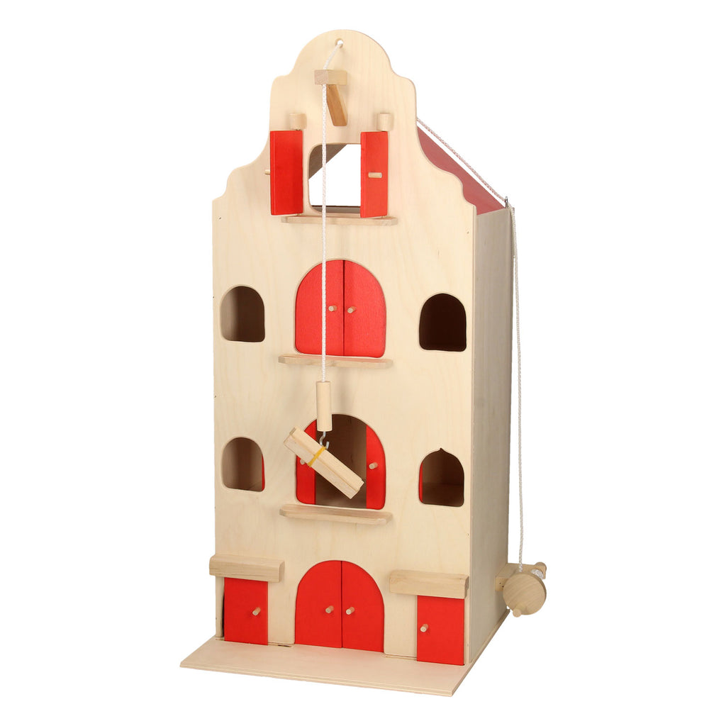 Playwood houten pakhuis