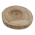 Playwood decoratie boomschijf paulownia hout gebrand, ø 20cm
