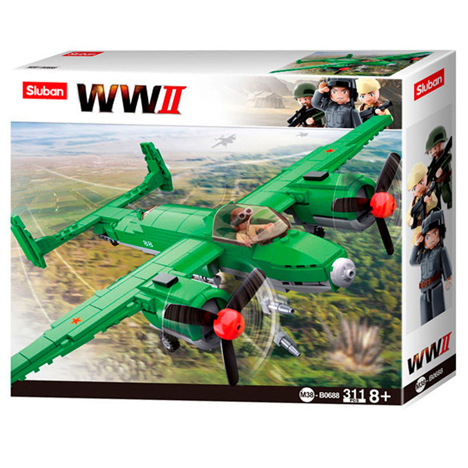 Sluban army wwii geallieerde bommenwerper (m38-b0688)