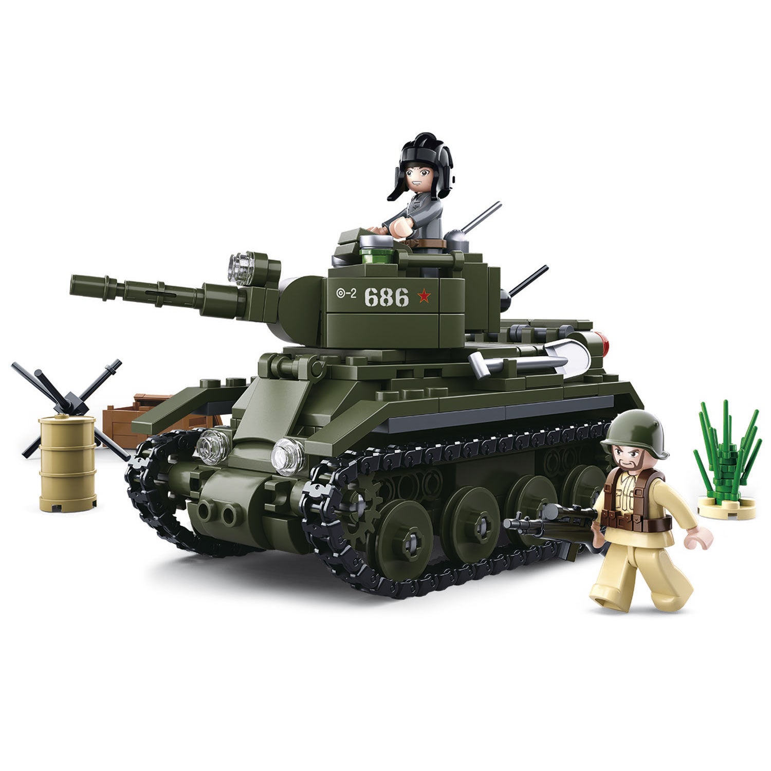 Sluban wwii - bt-7 geallieerde cavalerie tank - 347dlg.
