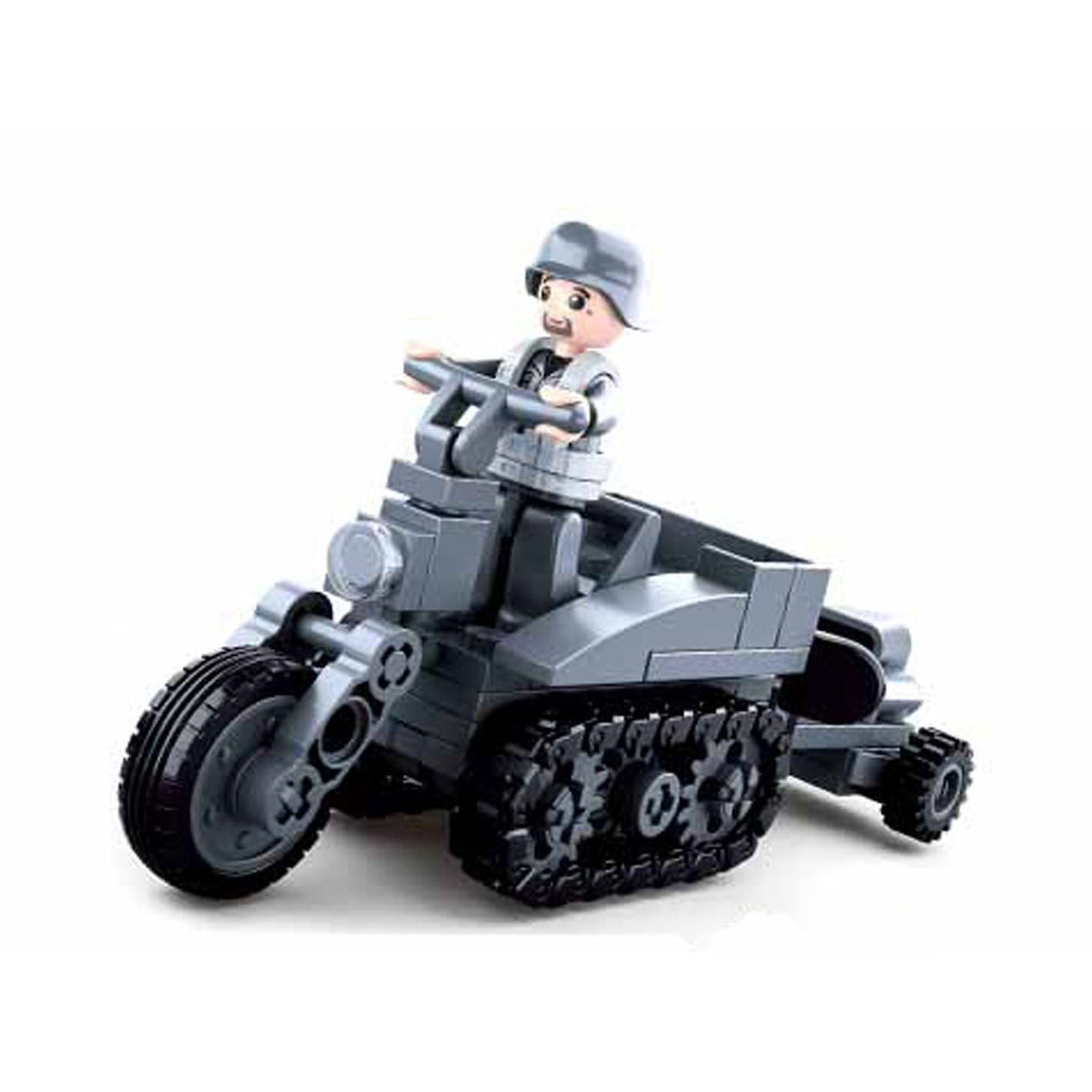Sluban army wwii motor met tracks (m38-b0680b)