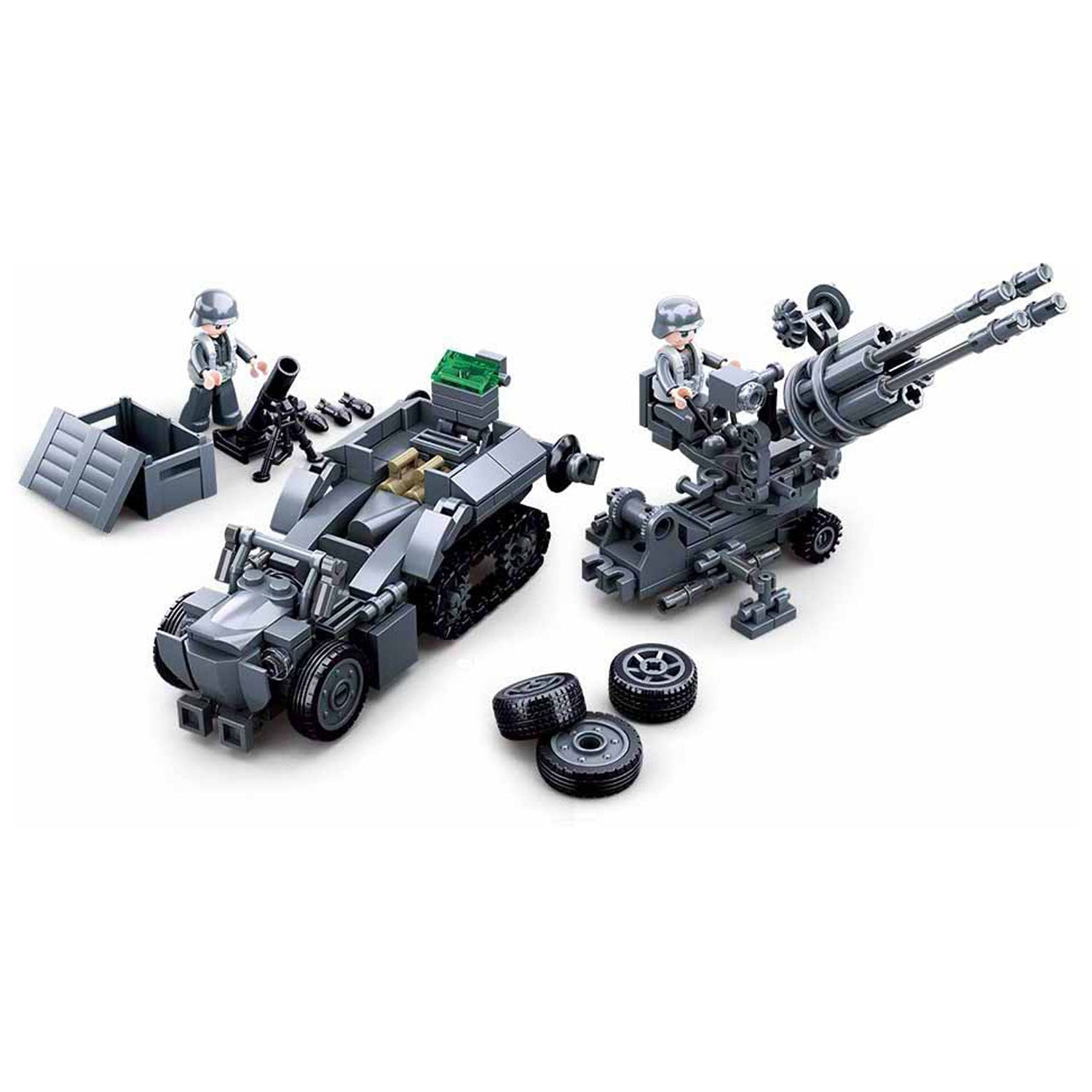 Sluban wwii - gecombineerd set - 368dlg.