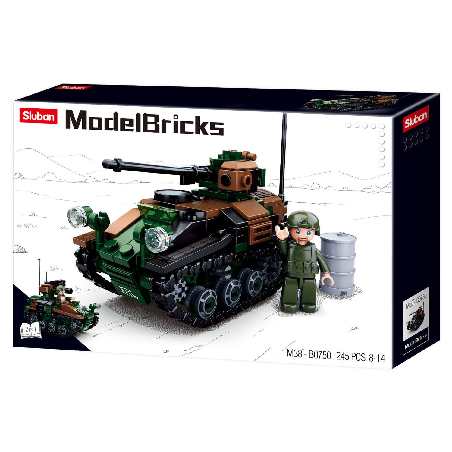 Sluban kleine tank - 245dlg.