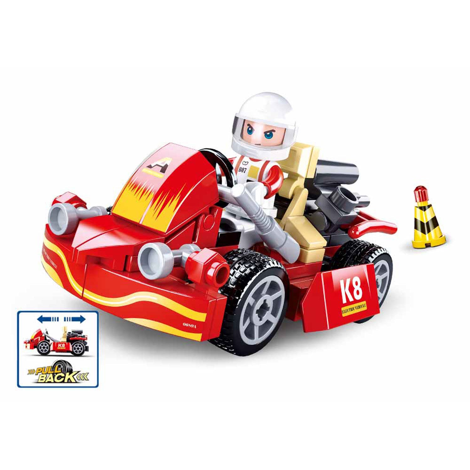 Sluban pull back kart