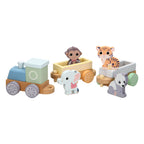 Jouéco joueco houten trein wilde dieren