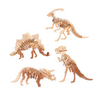 Johntoy john toy houten 3d dinosaurus puzzel