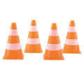 Johntoy sports active oranje witte pylonnen, 4st.