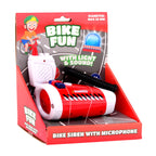 Bike fun sirene zwaailicht brandweer met microfoon