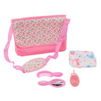 Johntoy baby rose luier draagtas met accessoires