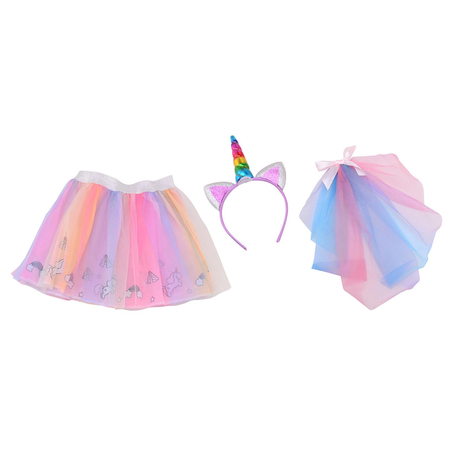 Johntoy john toy unicorn verkleedset 3-delig