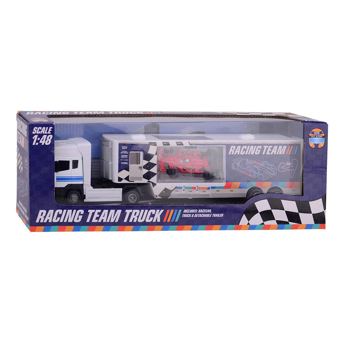 Johntoy john toy racing team truck schaal 1:48