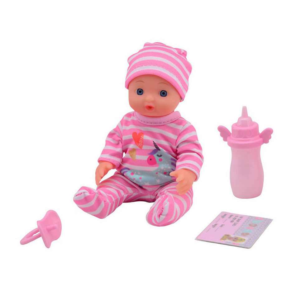 Johntoy john toy baby rose drink + plas pop 17cm