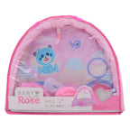 Baby rose poppenspeelmat