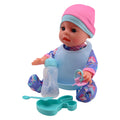 Johntoy john toy baby rose drink + plaspop 30 cm