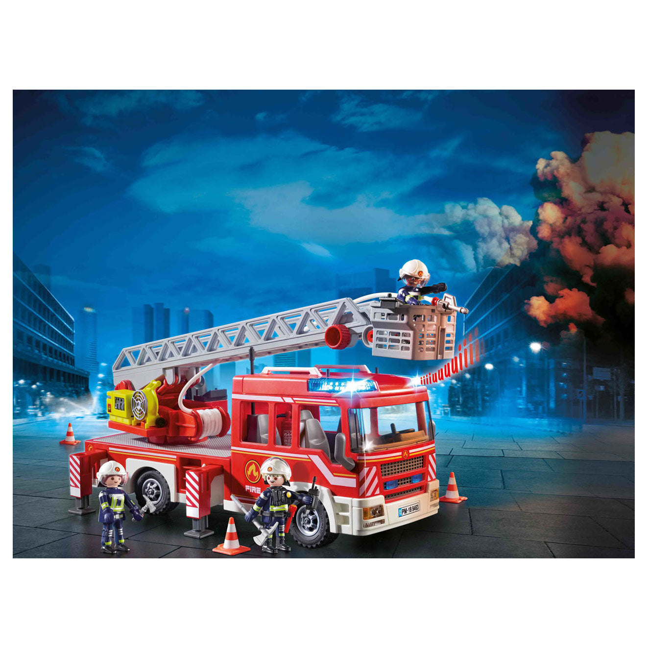 Playmobil 9463 brandweer ladderwagen