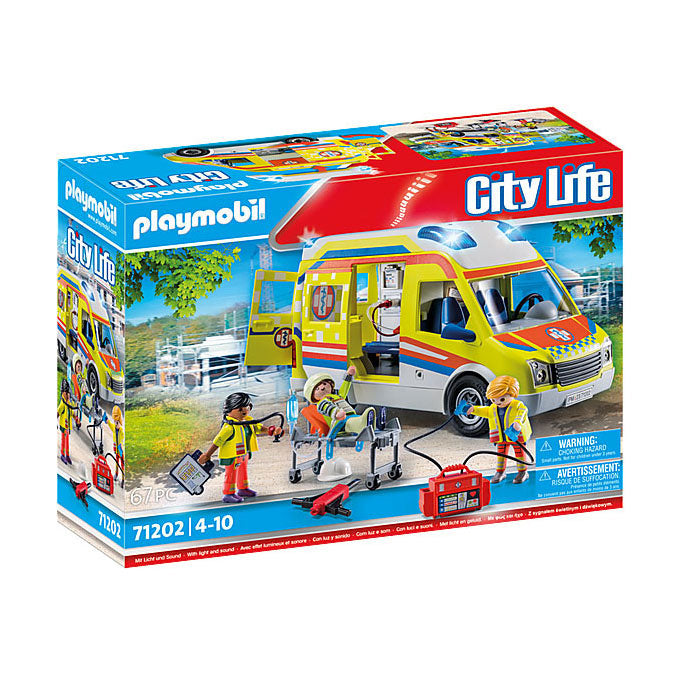 Playmobil City Life Ambulance met licht en geluid 71202