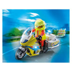 Playmobil 71205 noodmotorfiets met zwaailicht