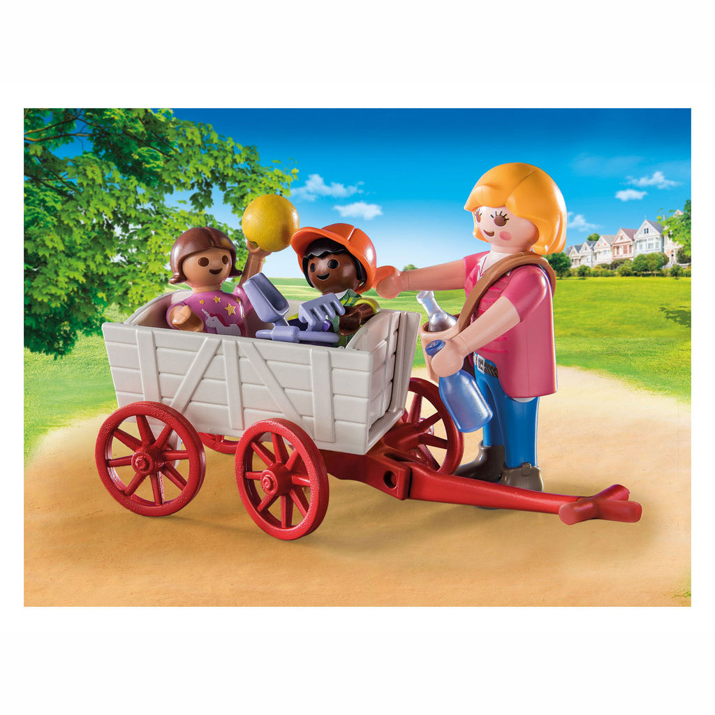 Playmobil starterpack 71258 opvoeder bolderwagen | 2 stuks