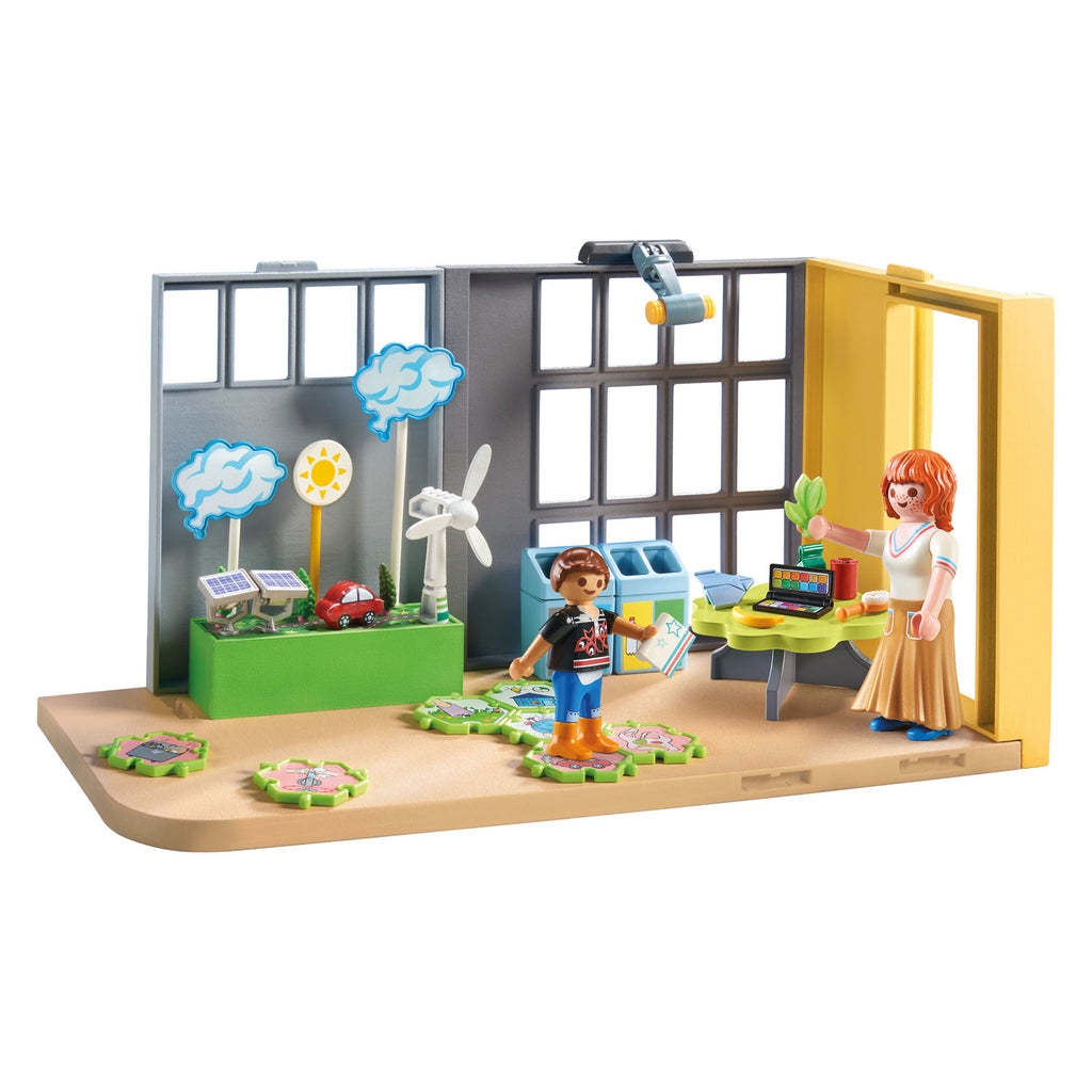 Playmobil city life - uitbreiding klimaatwetenschap constructiespeelgoed (71331)