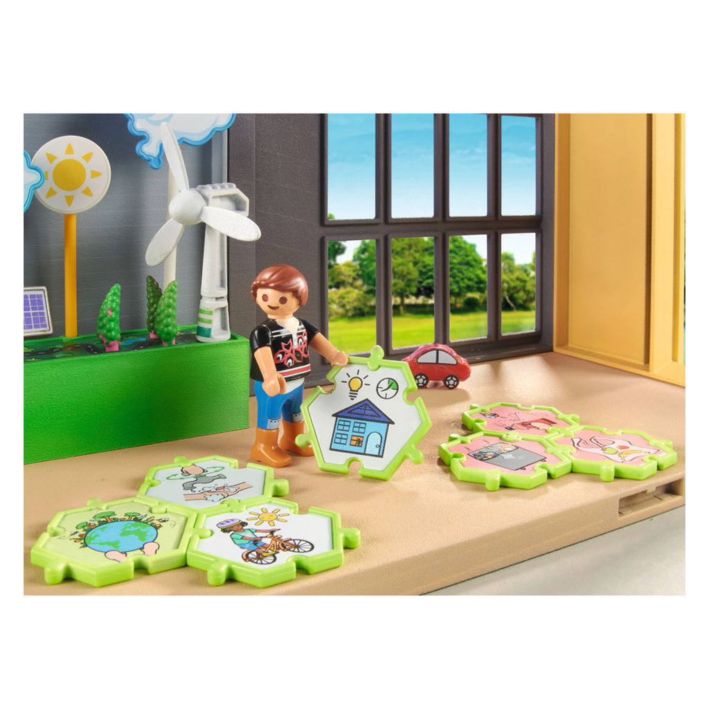 Playmobil city life - uitbreiding klimaatwetenschap constructiespeelgoed (71331)