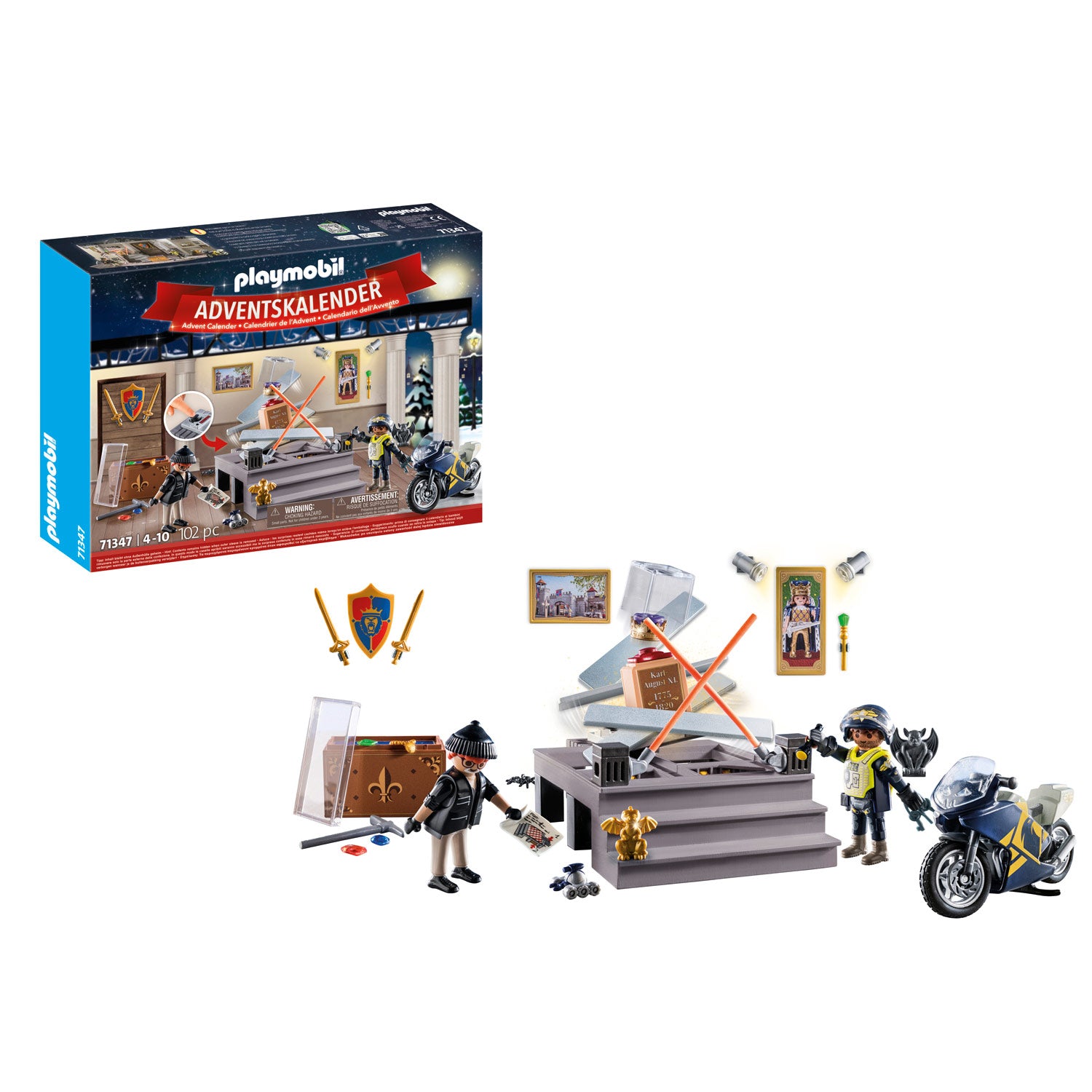 Playmobil Adventskalender Politie Museumdiefstal 71347