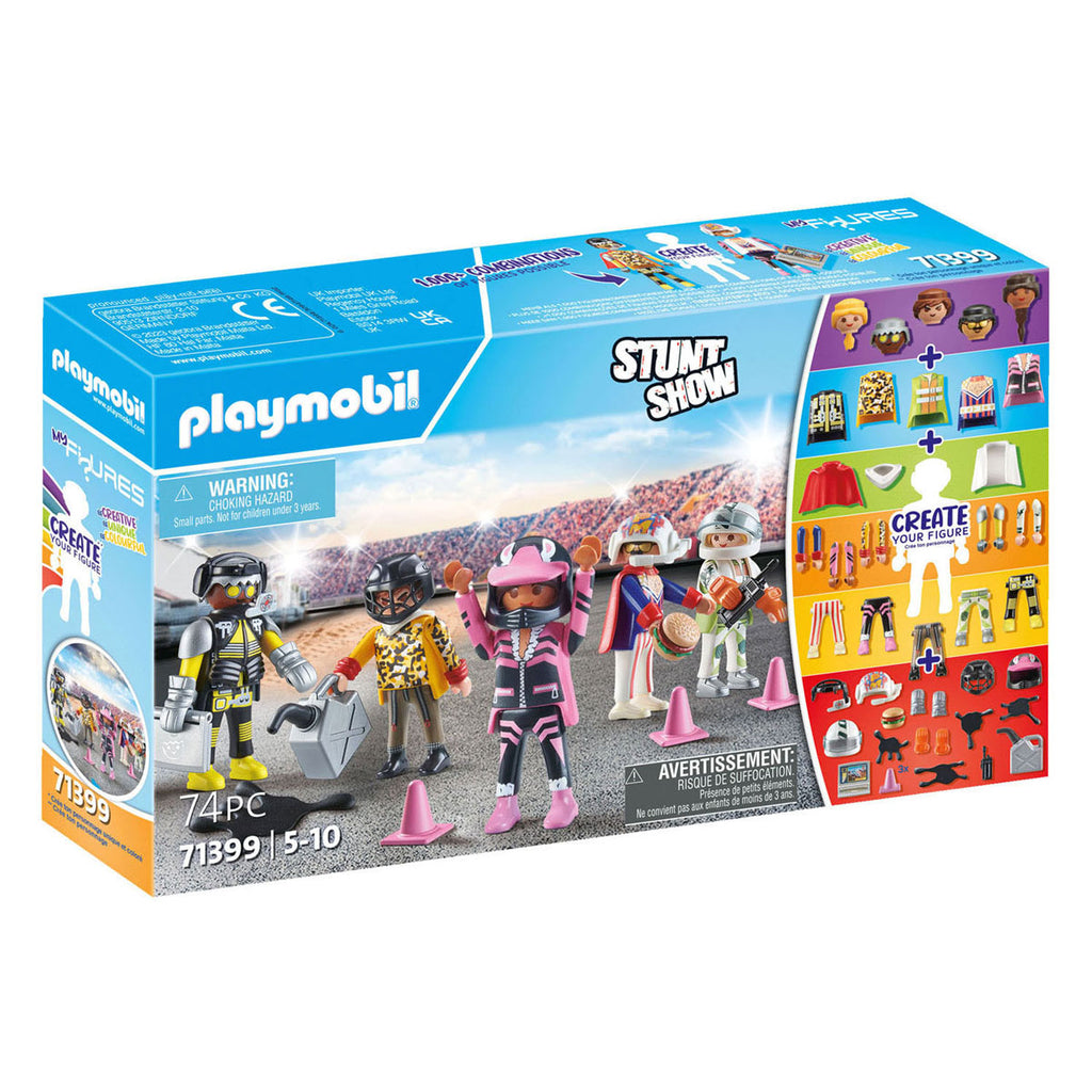 Playmobil my figures - stuntshow constructiespeelgoed (71399)