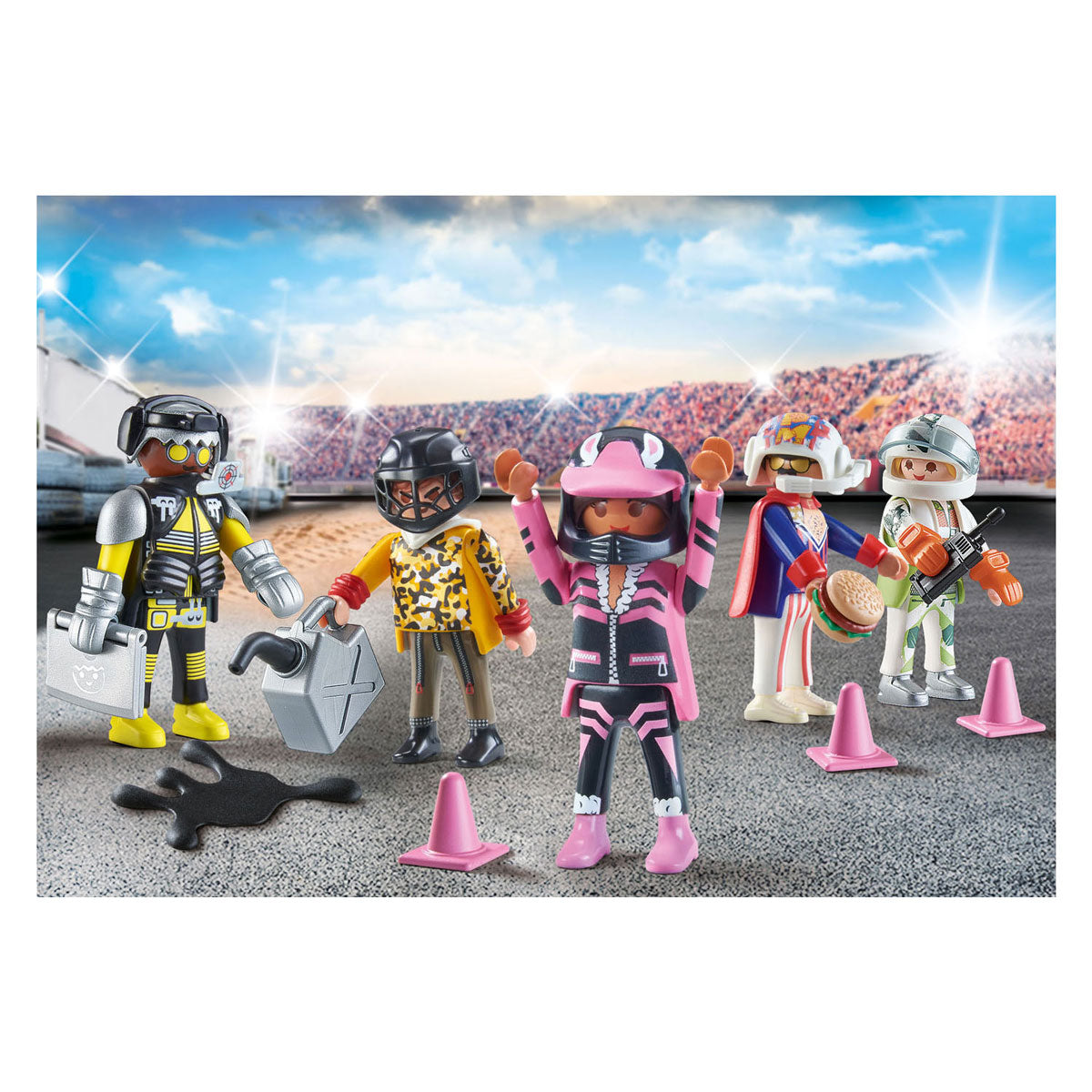 Playmobil my figures - stuntshow constructiespeelgoed (71399)