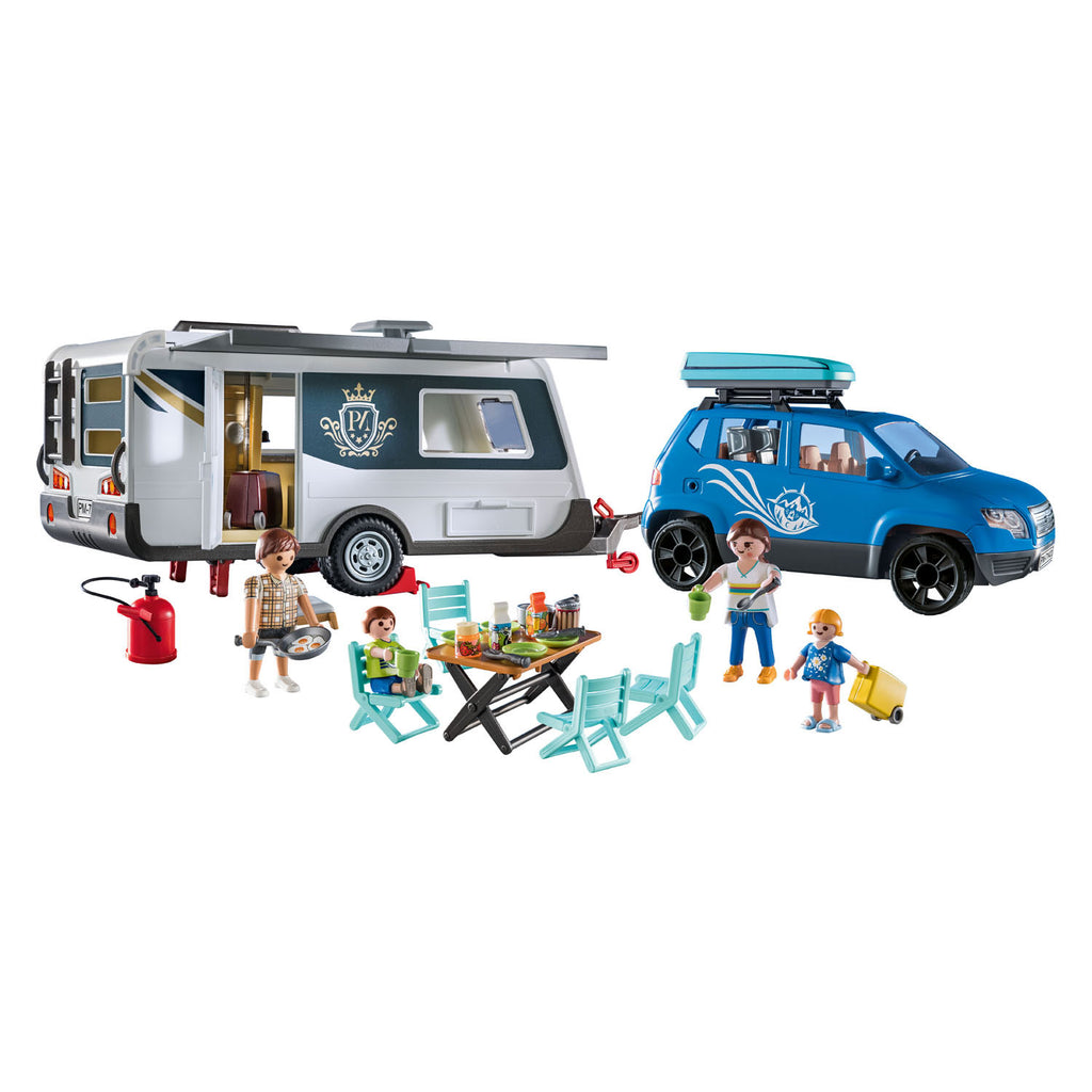 Playmobil Family Fun Caravan met Auto 71423