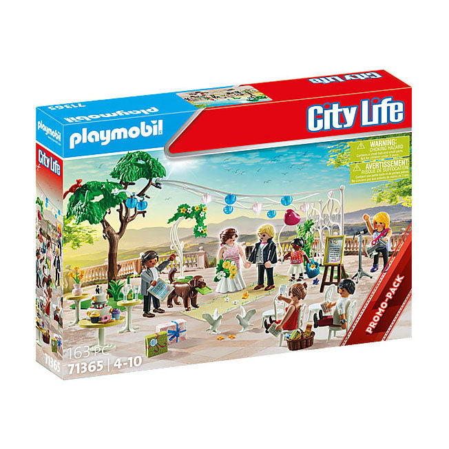 Ty playmobil 71365 ci life bruiloft receptie