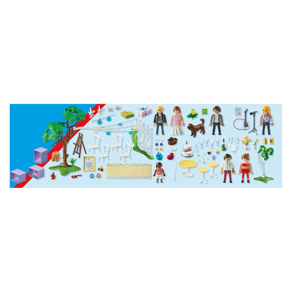 Ty playmobil 71365 ci life bruiloft receptie