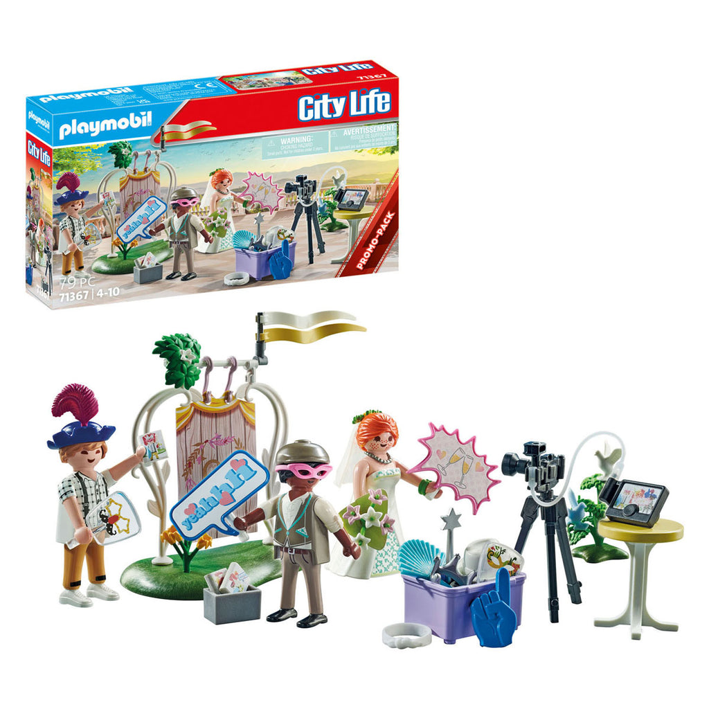 Ty playmobil 71367 ci life bruiloft fotograaf | 2 stuks