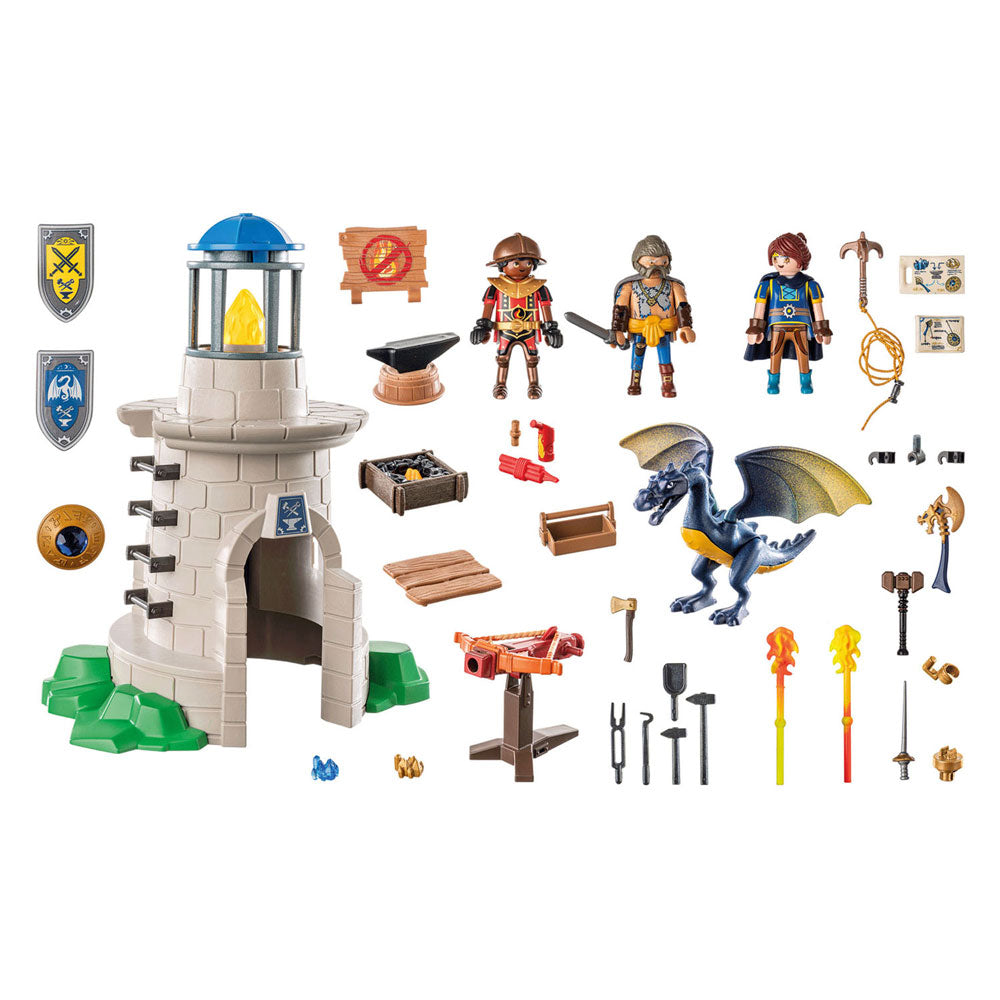 Playmobil 71483 novelmore riddertoren met smid en draak