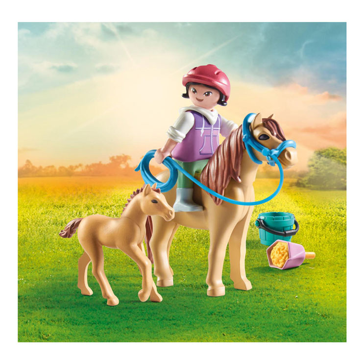 Playmobil 71498 horses of waterfall kind met pony | 2 stuks