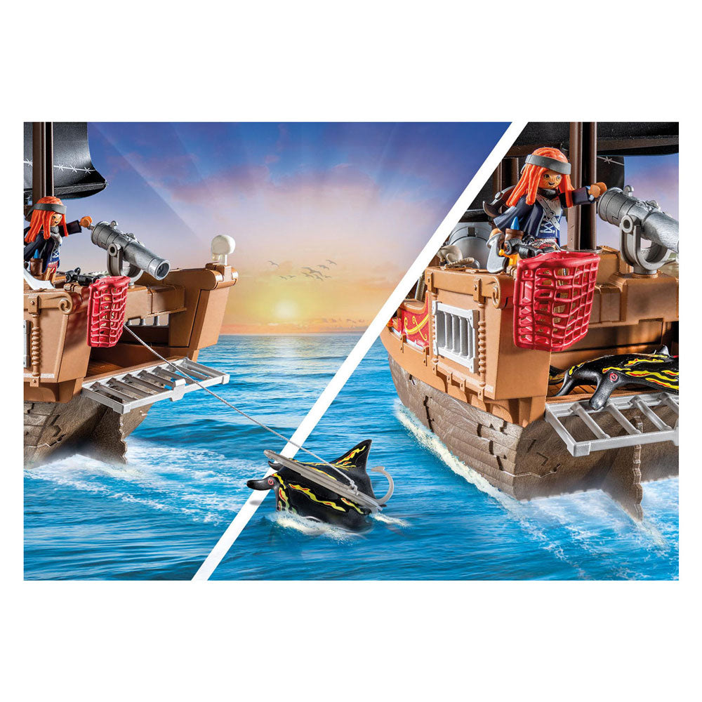 Playmobil pirates groot piratenschip