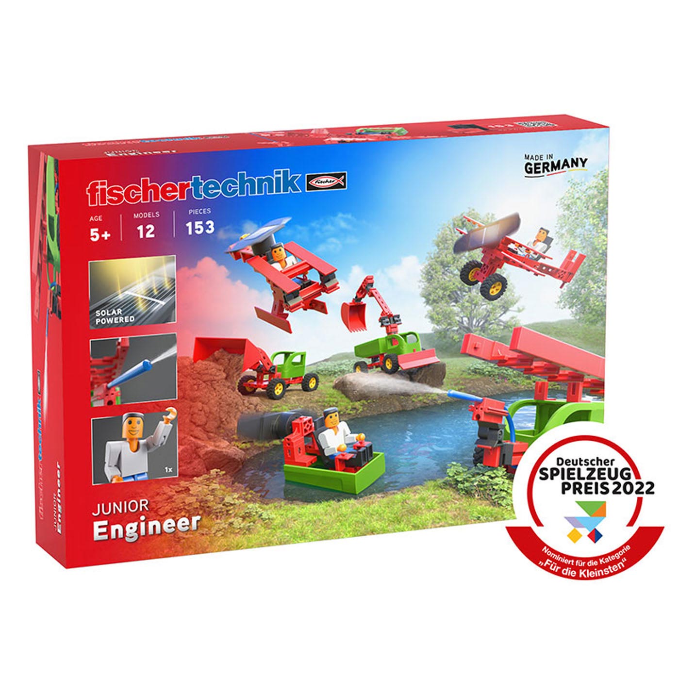 Fischertechnik junior - engineer startset, 153dlg.