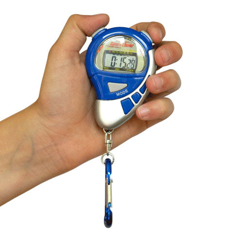 Johntoy sports active stopwatch aan karabijnhaak