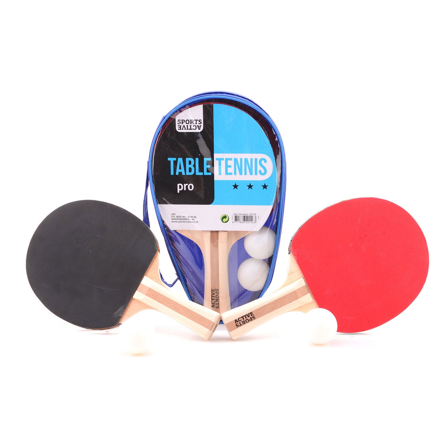 Johntoy sports active tafeltennisset in draagtas