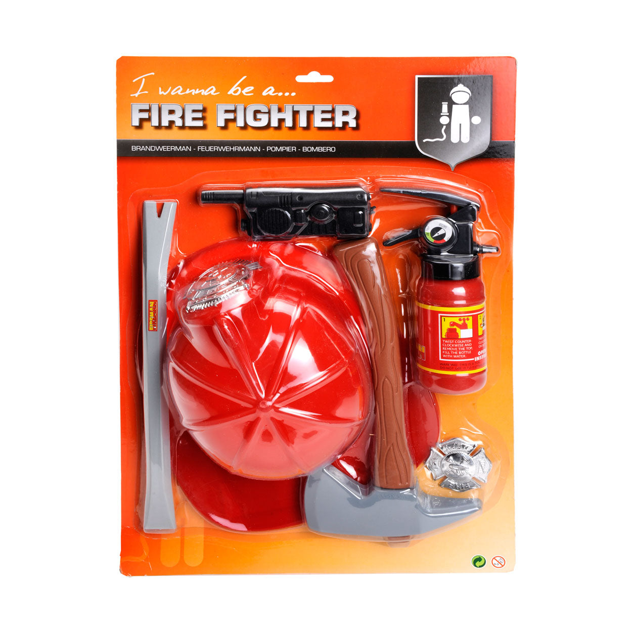 Johntoy john toy brandweer speelset 6 delig