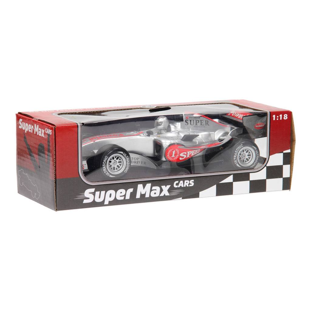 Johntoy f1 raceauto met licht en geluid - zilver