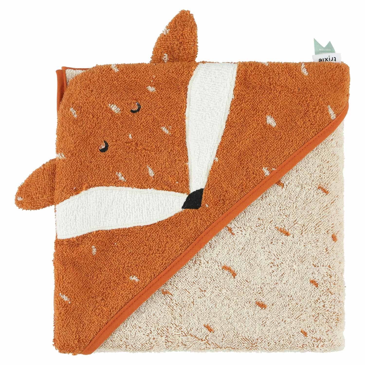 Trixie badcape - mr. fox, 75x75cm