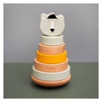 Trixie houten stapelspeelgoed - mr. polar bear, 7dlg.