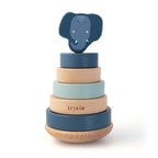 Trixie houten stapelspeelgoed - mrs. elephant, 7dlg.