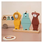 Trixie houten stapel puzzel dieren