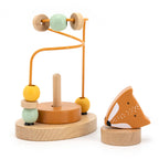 Trixie houten motoriekspiraal - mr. fox