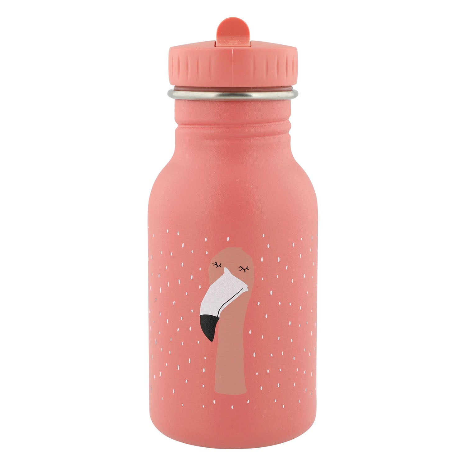 trixie drinkfles mrs. flamingo, 350ml
