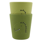 trixie siliconen drinkbeker - mr. dino